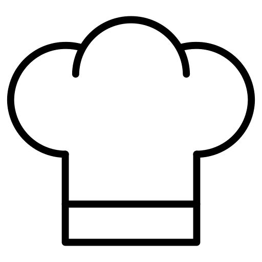 Chef hat cooker fashion chef hat icon