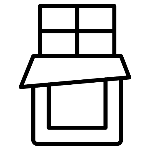 Chocolate bar snack sweet icon Chocolate bar snack sweet icon