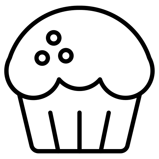 Cupcake food and restaurant cupcake sweet icon Cupcake food and restaurant cupcake sweet icon