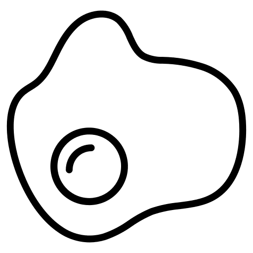 Fried egg fried egg protein organic icon Fried egg fried egg protein organic icon