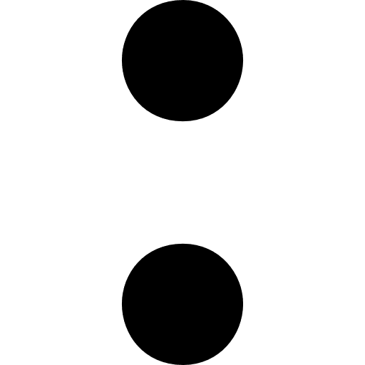 Musical sign of two dots symbols signs sign icon