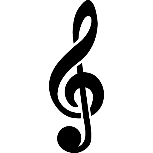 Treble clef musical composition music composition g clef icon