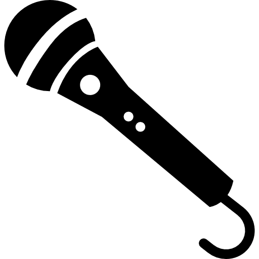 Cord microphone wired microphone mic wired icon