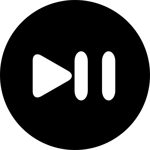 Pause play button pause play button pause video icon