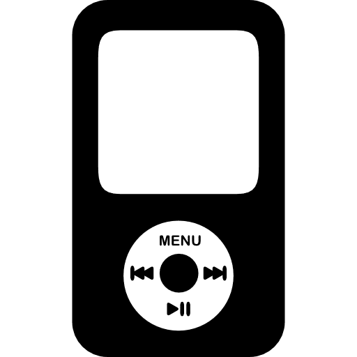 Ipod front view electronic tools frontal icon