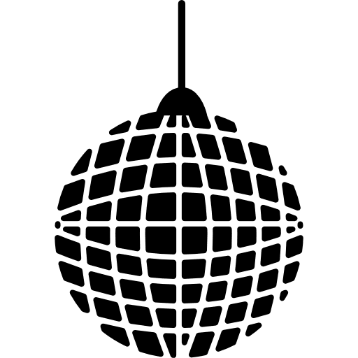 Grid disco ball ball grid ball music ball icon