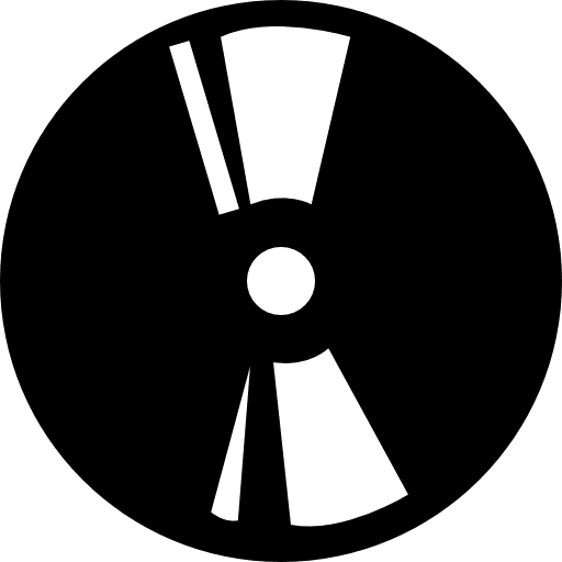 Music long play long play circular music icon