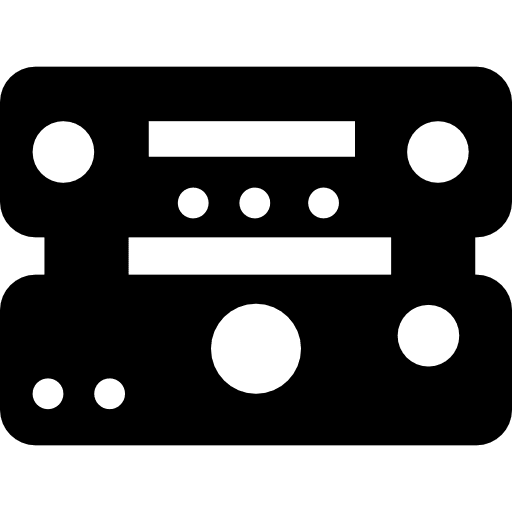 Music player two layers player audio player two layers icon