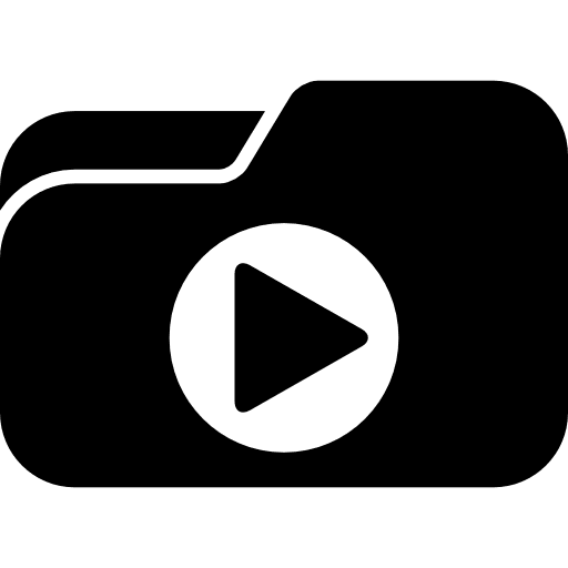 Folder of music selection collection interface selected icon