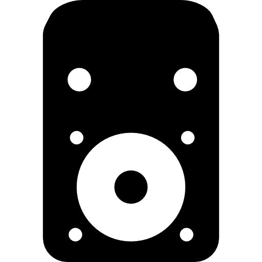 Music amplifier music tools woofers icon