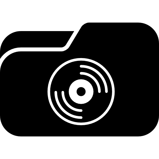 Music folder for selective collection organization collections selection selective icon