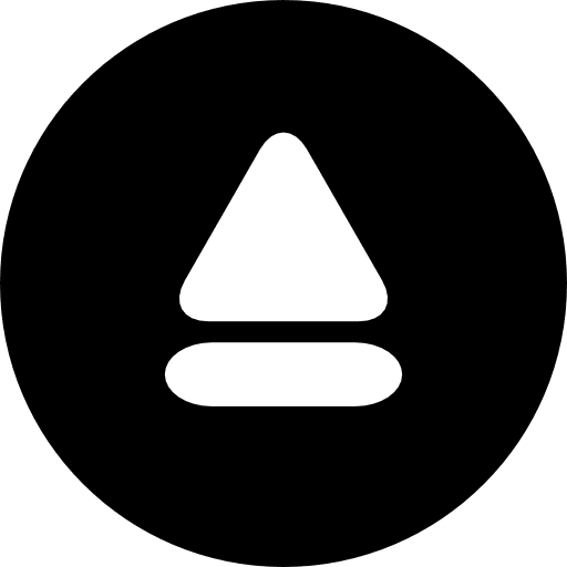 Music player button triangle buttons control icon