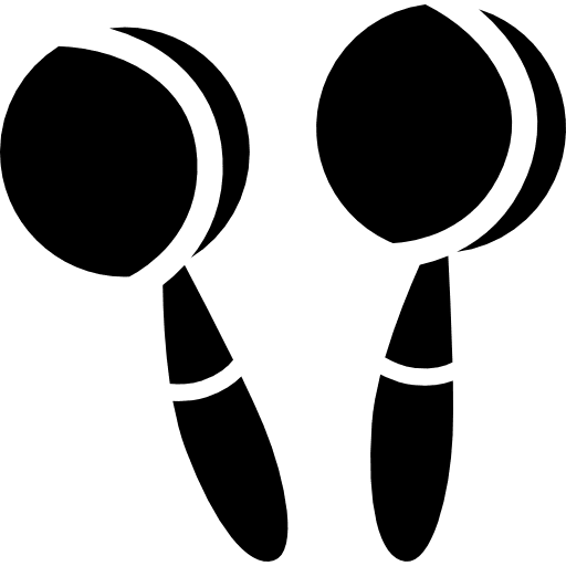 Rattles maraca maracas musical instrument icon