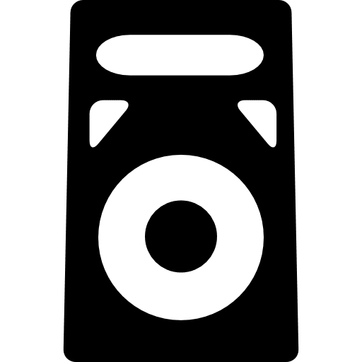 Music amplifier box tools amplify icon