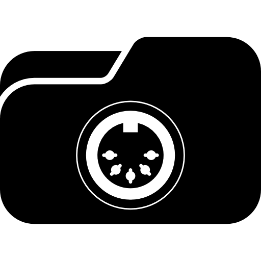 Musical folder musical folders archive icon