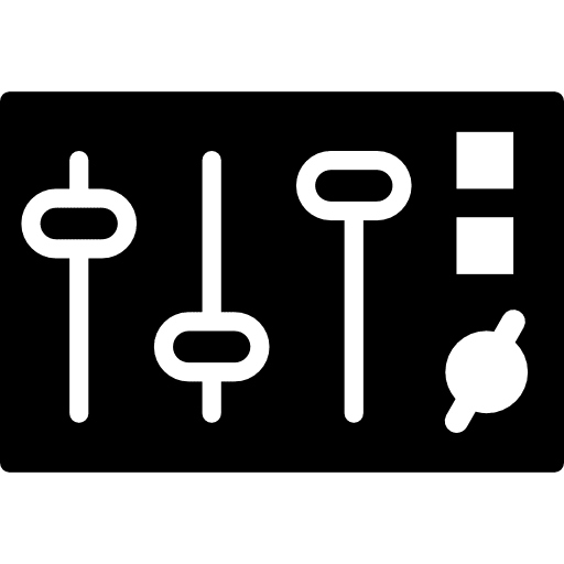 Music control device music equalizer equalization icon