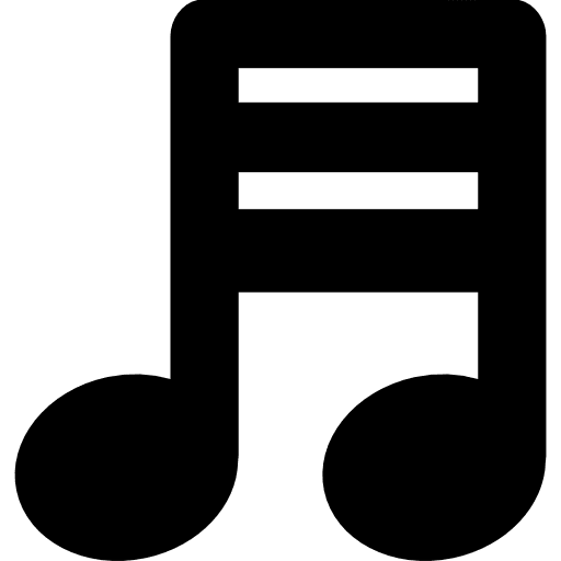 Musical note with three lines music notes musical notes icon