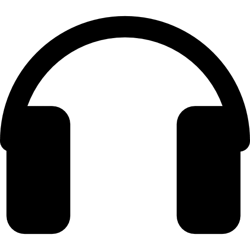 Rectangular headphones silhouette rectangular rectangle music icon