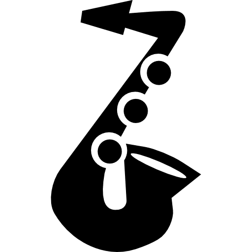 Saxophone variant wind instrument saxophone musical instrument icon