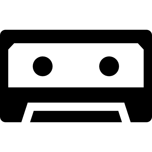 Cassette tape cartoon variant cassette radio tape cassette tape icon