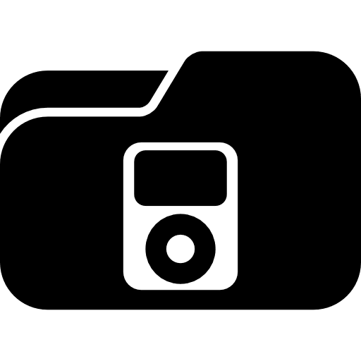 Ipod files folder folder music files ipod icon