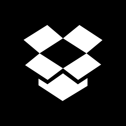 Dropbox logo networking social media icon Dropbox logo networking social media icon