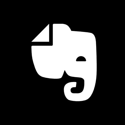 Evernote logo social network networking icon Evernote logo social network networking icon