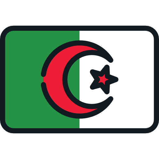 Algeria nation algeria flag icon