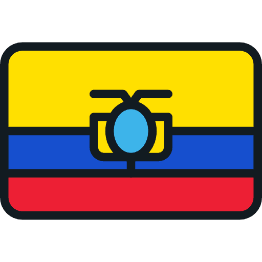 Ecuador flag country world icon
