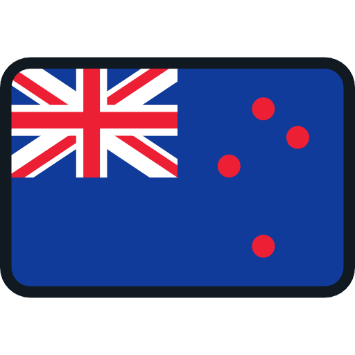 New zealand flags nation country icon