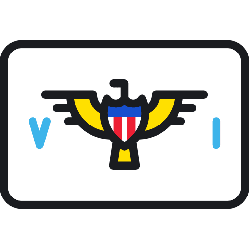 Virgin islands country flag virgin islands icon