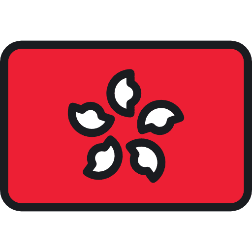 Hong kong country flag nation icon