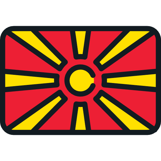 Republic of macedonia country flag nation icon