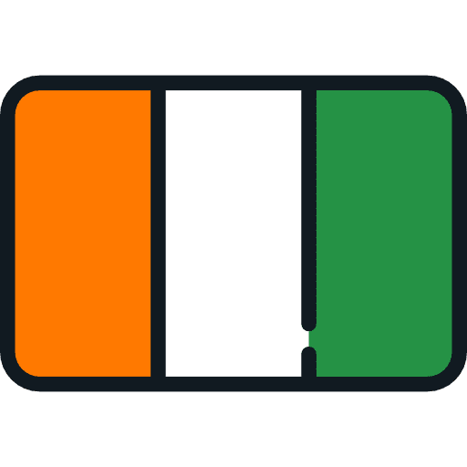 Ivory coast world country flags icon