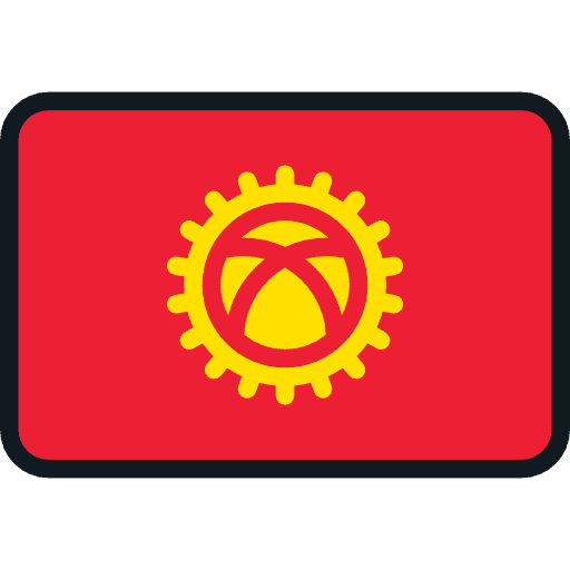Kyrgyzstan flag country world icon