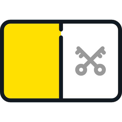 Vatican city world nation flags icon