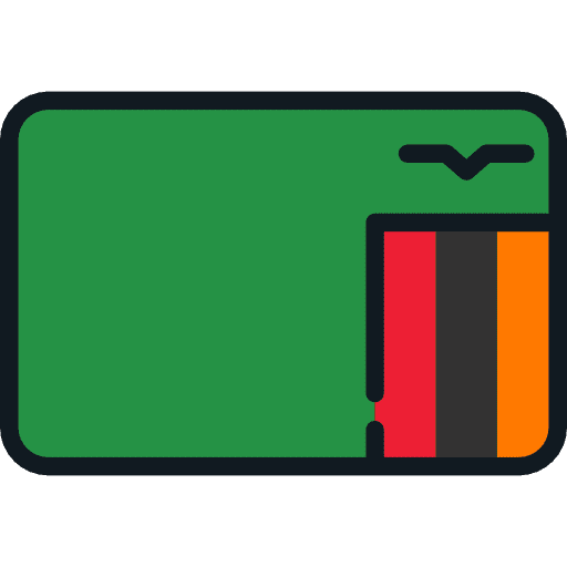 Zambia flags country world icon