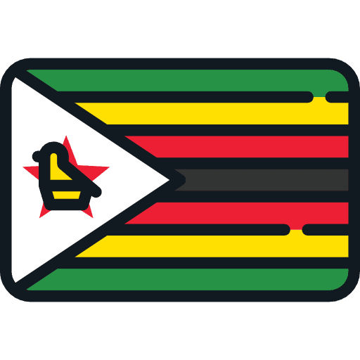 Zimbabwe world flag country icon