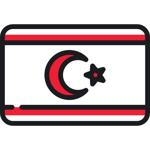 Northern cyprus flags nation flag icon