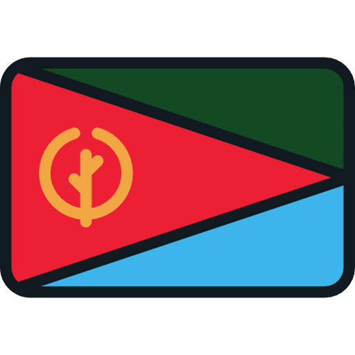 Eritrea nation eritrea flags icon
