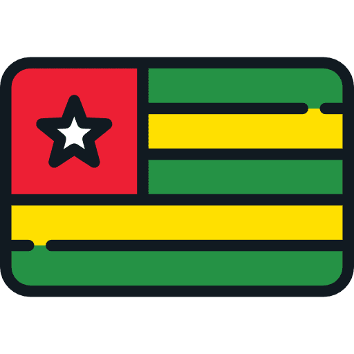 Togo flag togo country icon