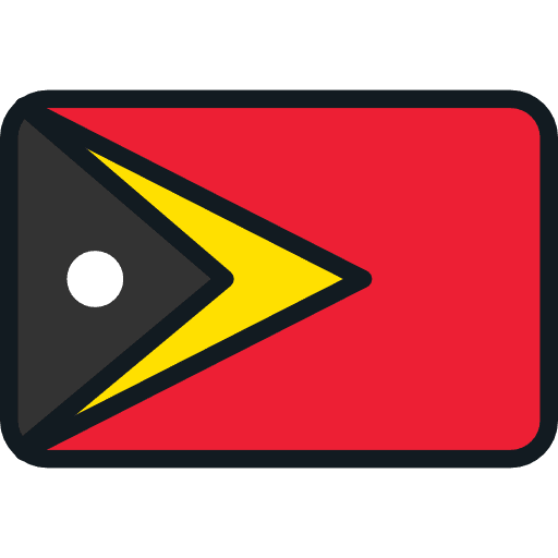East timor flags country nation icon