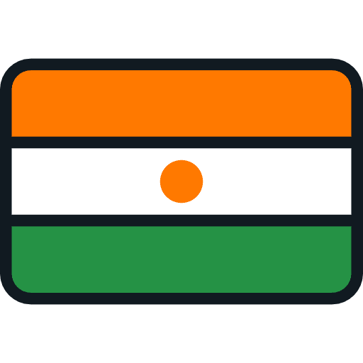 Niger country world flag icon