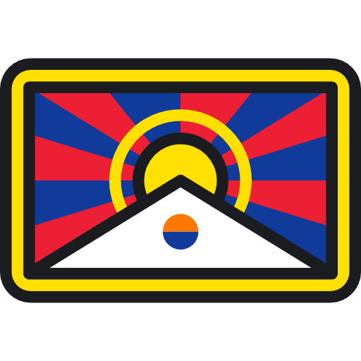 Tibet flag world flags icon