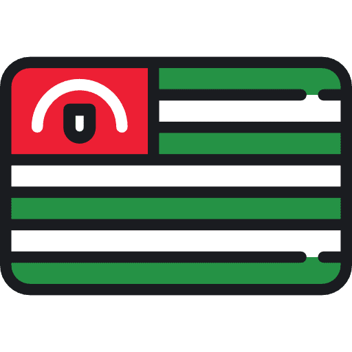Abkhazia flag country nation icon