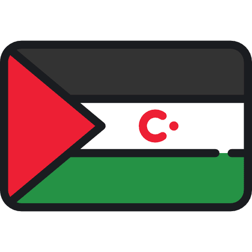 Sahrawi arab democratic republic nation flag sahrawi arab democratic republic icon