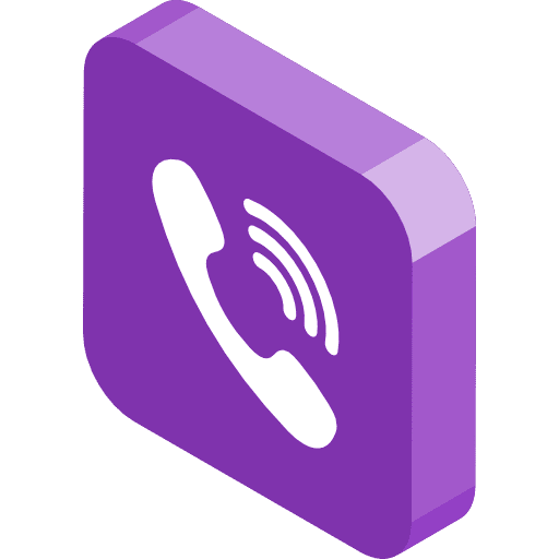 Viber logotype social media logo icon Viber logotype social media logo icon