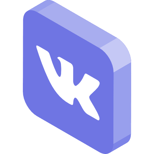 Vk social network vk brand icon