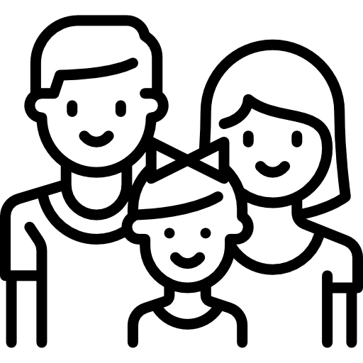 Family sagrada familia couple adult icon