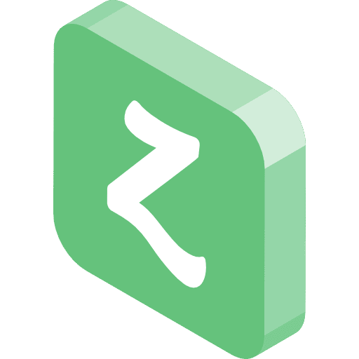 Zerply social media social network logotype icon Zerply social media social network logotype icon